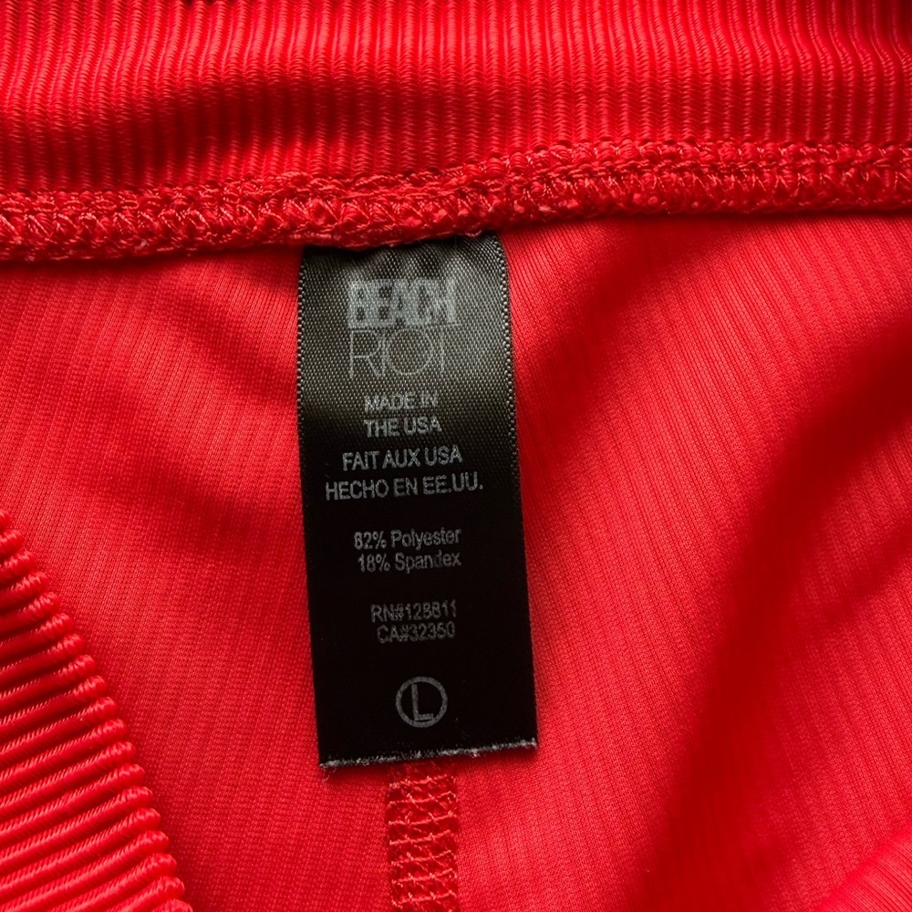 Beach Riot High Rise Ribbed Bike Shorts | L - Picture 8 of 8